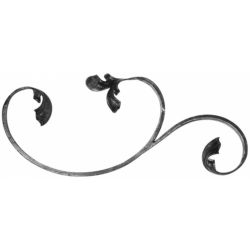 Leichtbarock-Element 12x5mm, 280x120mm, RE