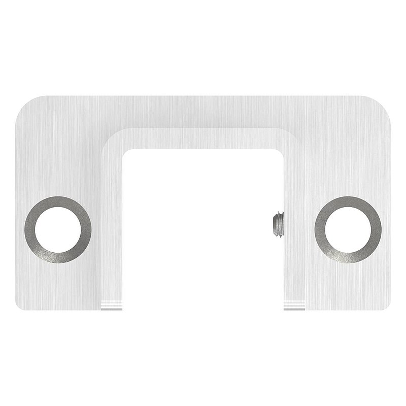 Wandhalterung für Edelstahl-U-Profil 80530-XXX, V2A