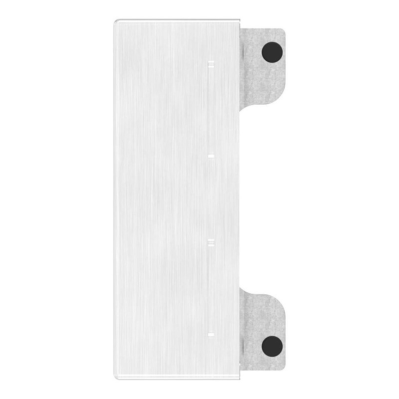 Stainless steel counter case square, for 72mm spacing, for welding, 40mm, AISI304