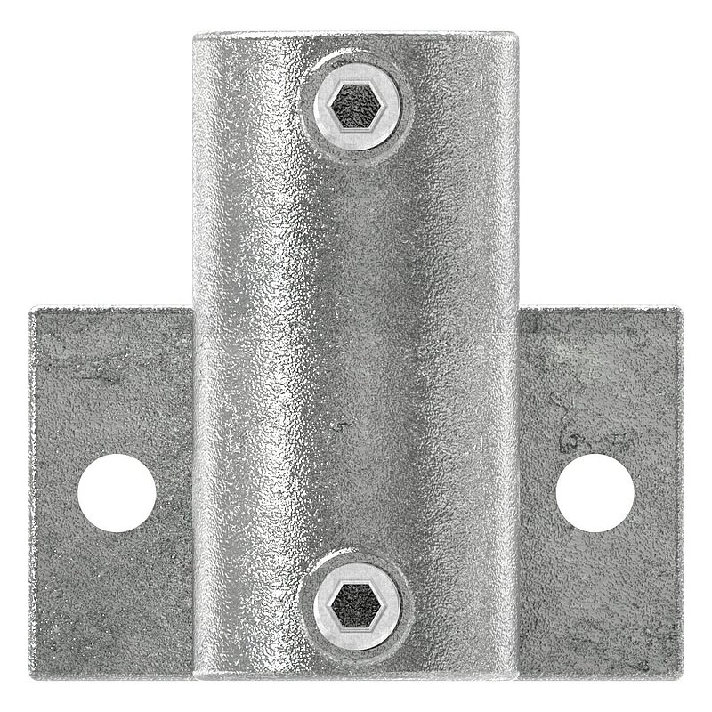 Wandhalter mit 2 Bohrungen, für Rohr Ø 48,3mm