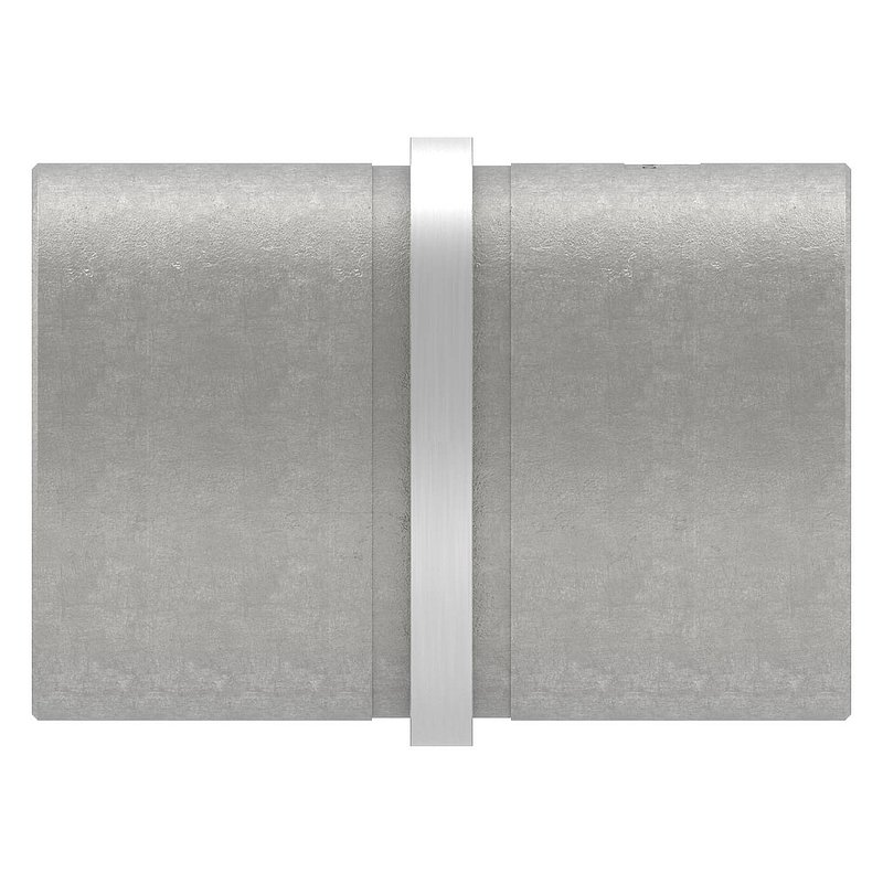 Verbindungsstück für Rohr 48,3x2,0mm, V2A