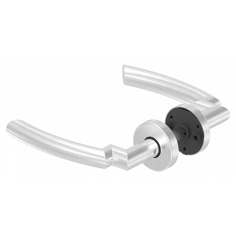 Paire de poignée de porte, pivotante, V2A