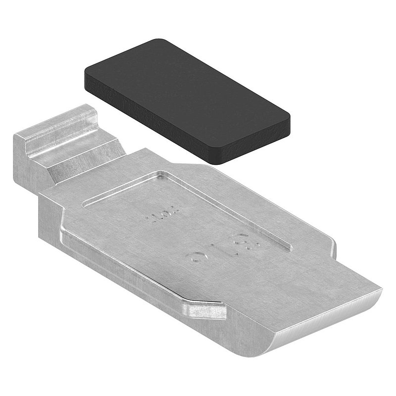 Privacy screen safety shelf EK Mod. 26, AISI316