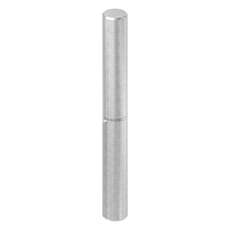 Anschweißband, L: 160mm, mit festem Stift, V2A