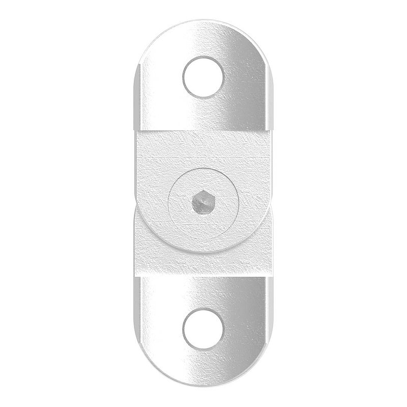 Plaque de raccordement de mains courantes réglable, 42,4mm, V4A