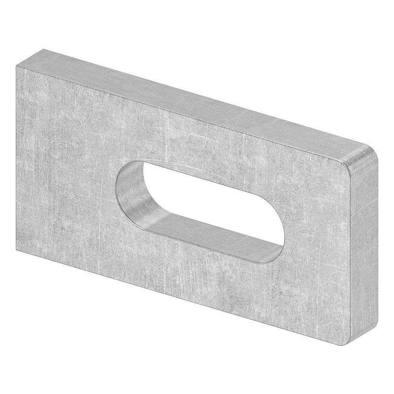 Anschweißlasche eckig 50x25x6mm