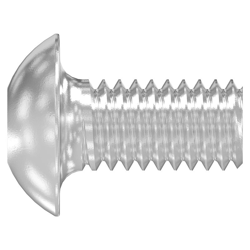 LUNORA® 10er Schrauben Set, zur Befestigung im Edelstahl Nutrohr 42,4mm