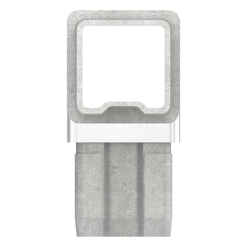 T-connector for tube 30x30x2.00mm, AISI316