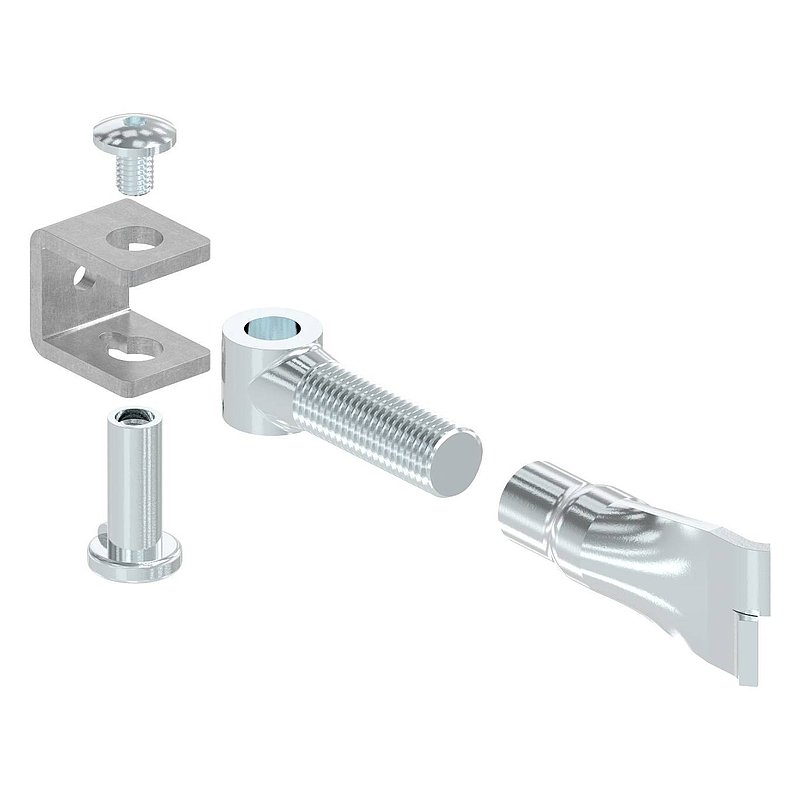 Door hinge M20, galvanised