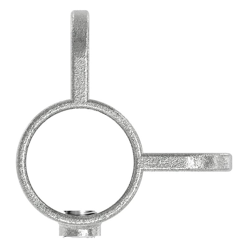 Halter mit 2 Laschen, 90°, für Rohr Ø 48,3mm