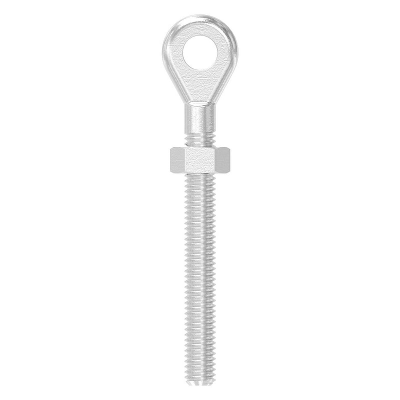 Embout à œil avec filetage M6, V4A