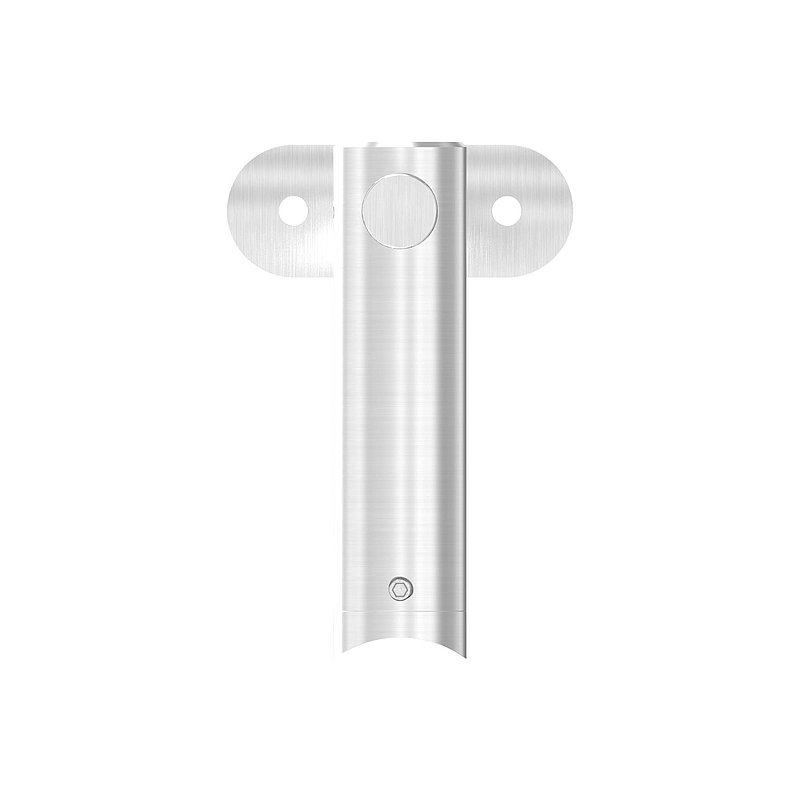 Handlaufhalter mit Gelenk, Handlaufanschlussplatte 42,4mm, V2A
