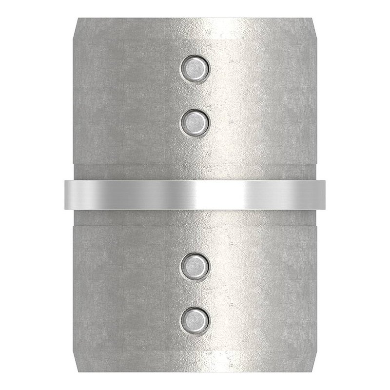 Rohrverbinder für Nutrohr 48,3mm, V4A
