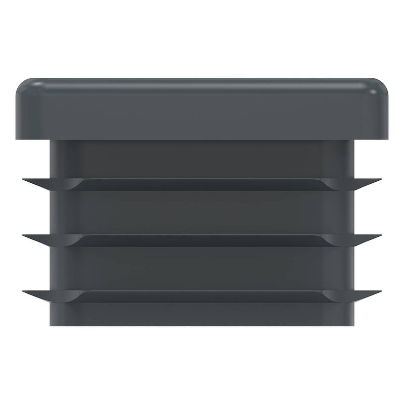 Kunststoffkappe für Rechteckrohr 50x30mm