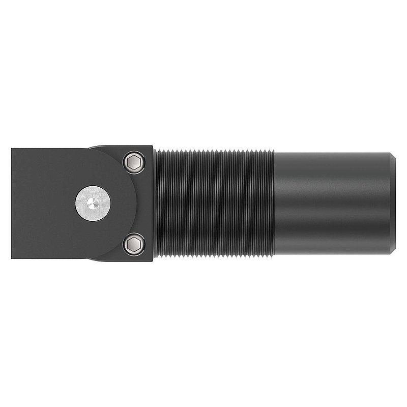 Door hinge self-closing without stop, end track, screwable