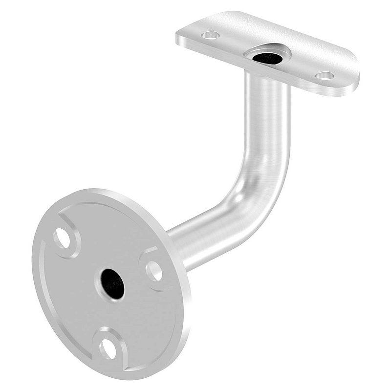 Handrail holder with cable gland for LED handrails, AISI304