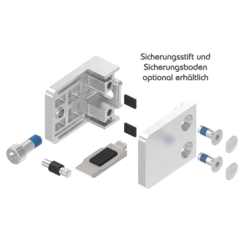 Glasklemme Mod. 36, Anschluss: gerade, in V4A