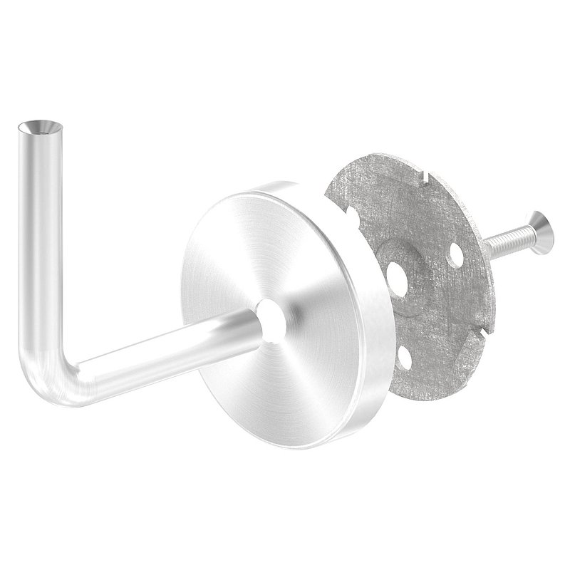 Support de rosace à clipser pour 50500-240 et 50501-240, V2A