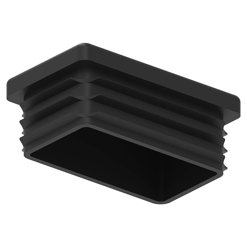Kunststoffkappe für Rechteckrohr 50x30mm