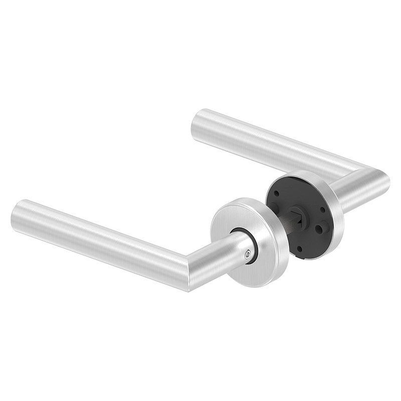 Paire de poignée de porte, pivotante, V2A