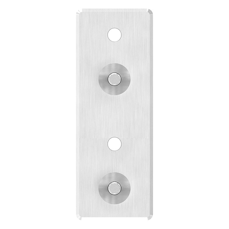 Wall mounting for railing posts 42.4 mm, AISI304