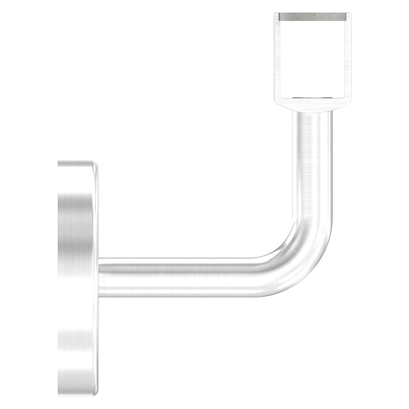 Support de main courante pour main courante LED (rond et étrier soudés), V2A