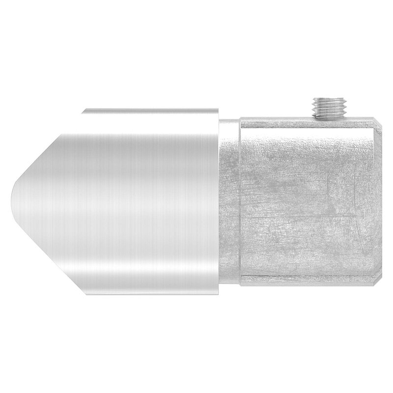 Anschlussstück 90°, Anschluss oben: 42,4mm, V2A
