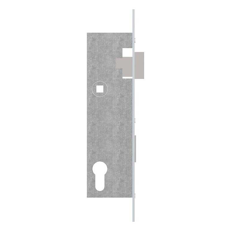 Rohrrahmenschloss verzinkt, Abstand 92mm, Dornmaß 40mm