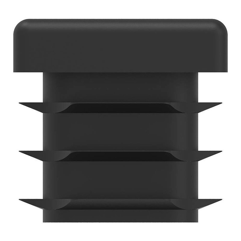 Plastic end cap for rectangular tube 40x20mm