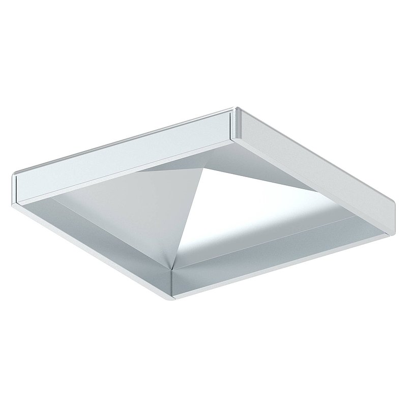 Pillar cover for tube 50x50mm, galvanised