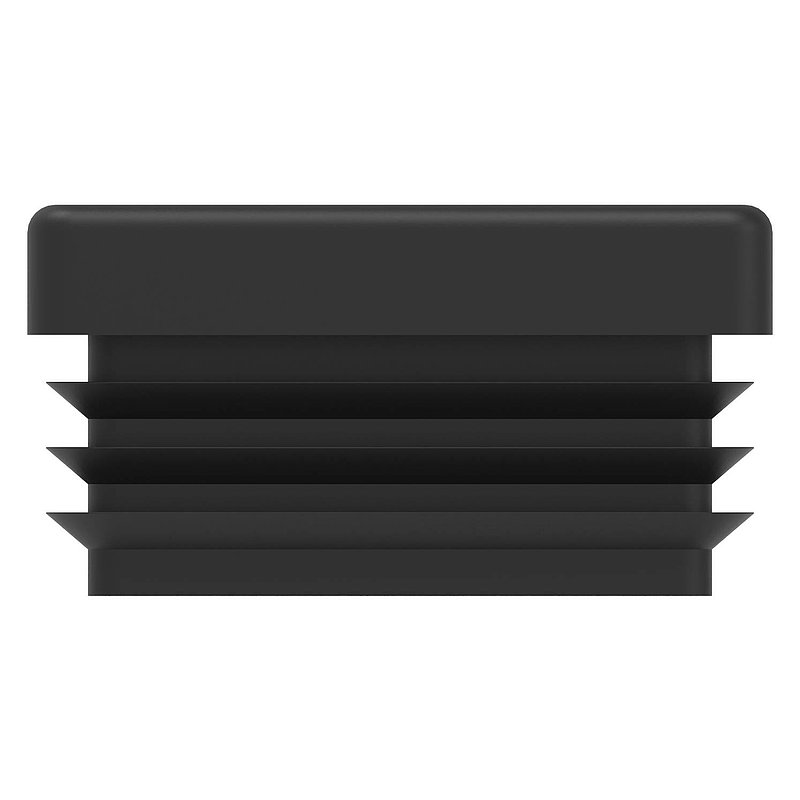 Plastic end cap for square tube 40x40mm with M10