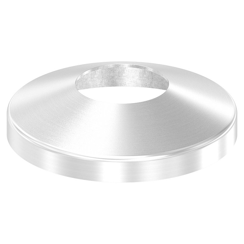 cover rosette conical, 105x25mm, with 43mm hole, AISI316
