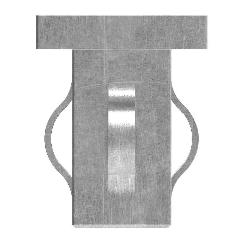 Steel end cap, for square tube 25x25mm