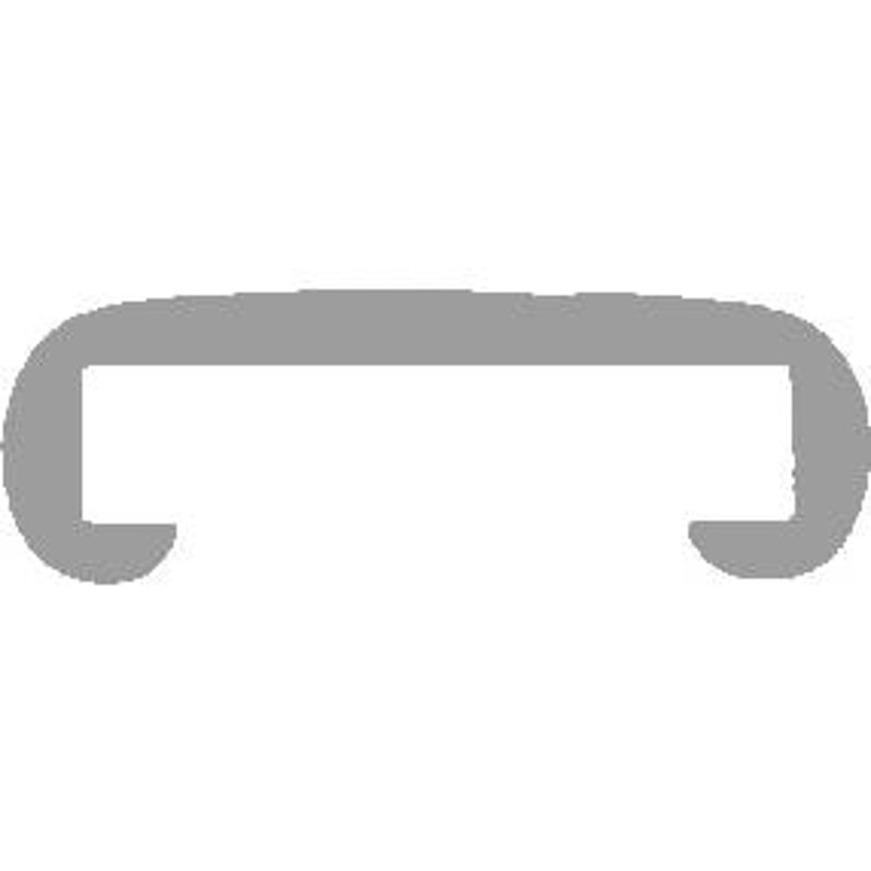 Kunststoffhandlauf für 35x8mm, anthrazitgrau