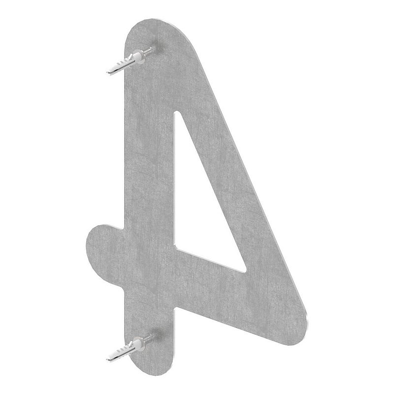 Numéro de maison 4 - "grand", V2A