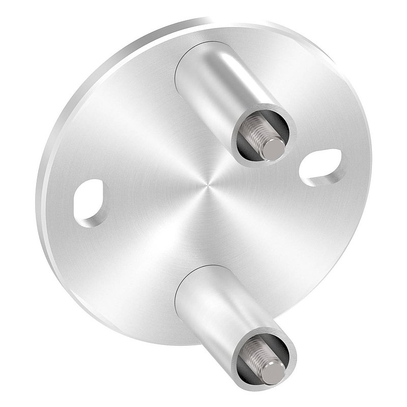Wandbefestigung für Geländerpfosten 42,4mm, V4A