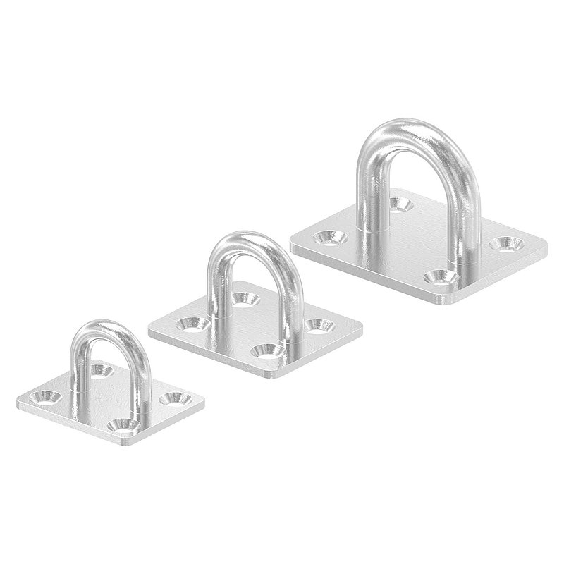 Befestigungsöse, Rundeisen: 6mm, V4A