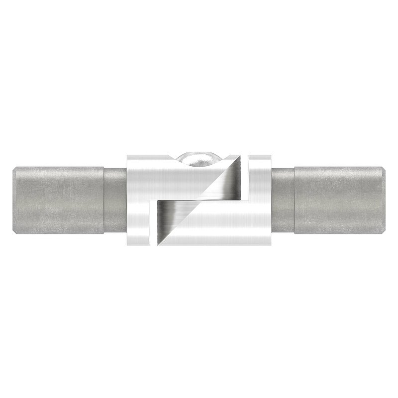 Rohrverbinder mit Gelenk für Rohr 12,0x1,5mm, V2A