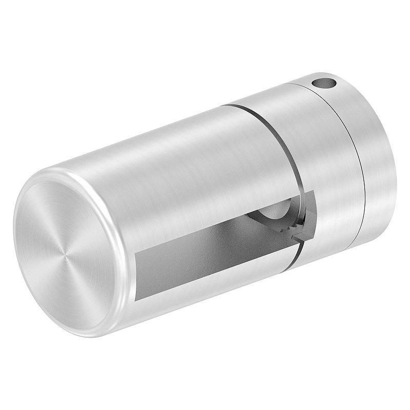 Brenk base holder for flat bars 40x8mm, AISI304