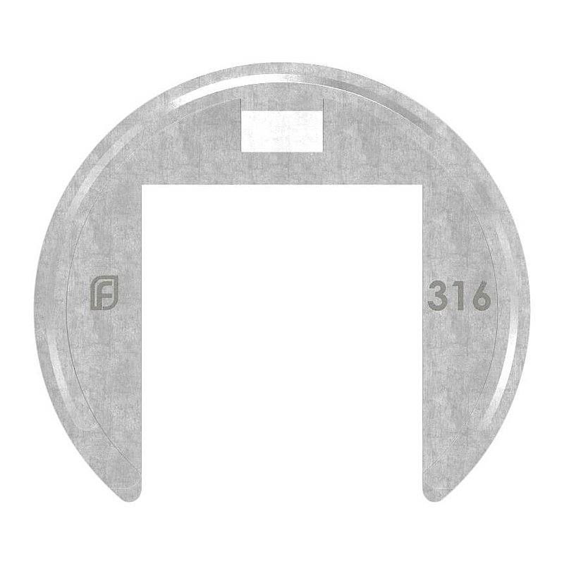 Raccord articulé pour tube à fond de gorge Ø 60,3mm, V4A