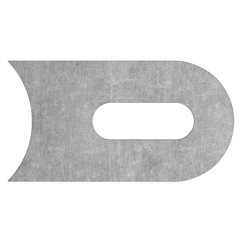 Weld-on bracket 50x30x6mm