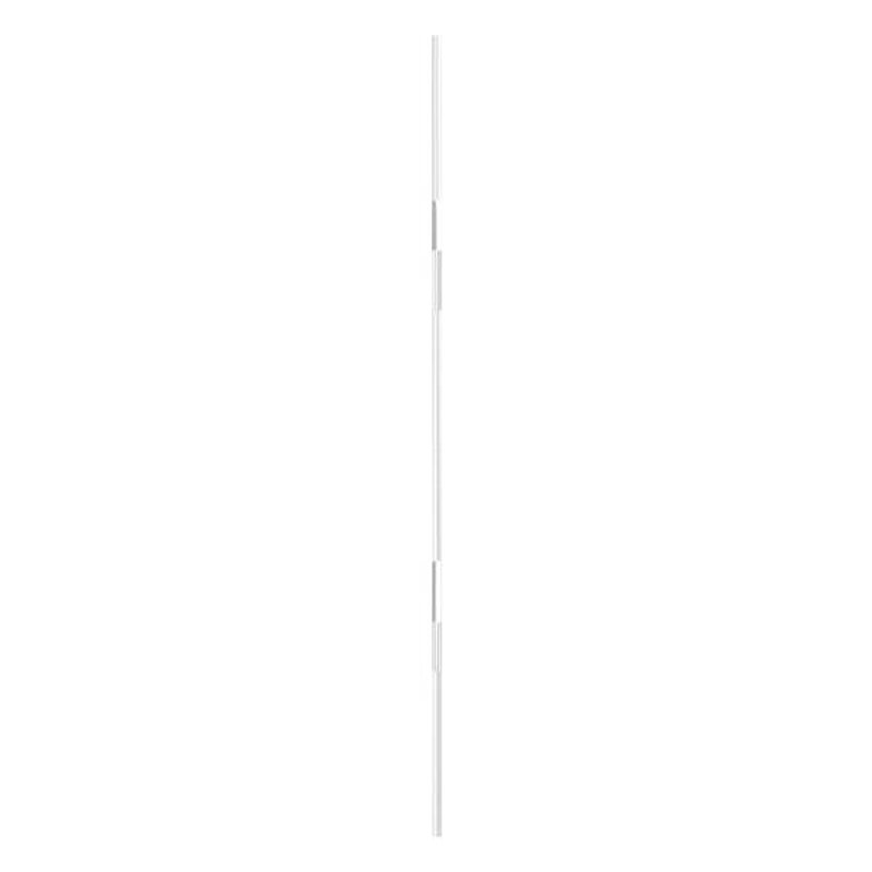 Zierstab aus Ø 12mm, mit 2x Quadrat, H: 1000mm, V2A