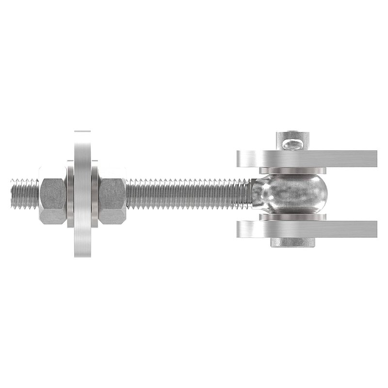 Torband 180° verstellbar, Gewinde M12, V4A