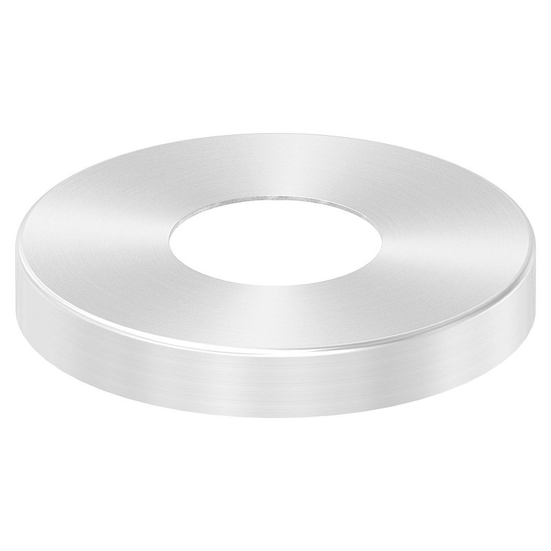 Abdeckrosette, 105x15mm, Bohrung 43mm, V2A