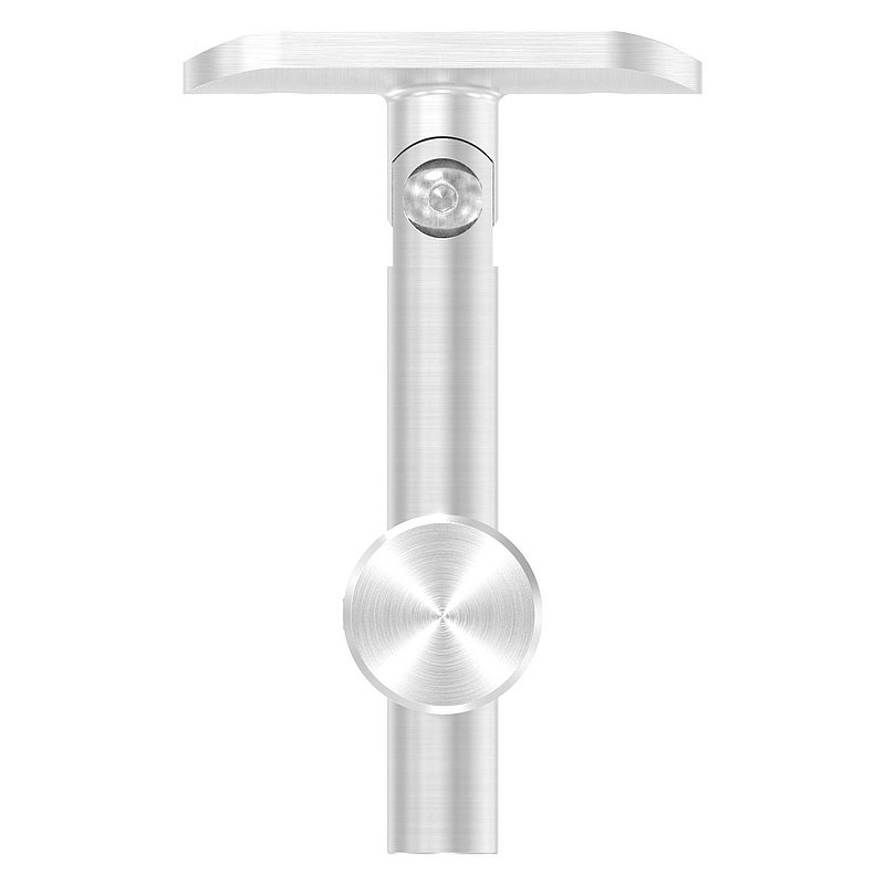 Handlaufhalter mit Gelenk, Handlaufanschlussplatte 42,4mm, V2A