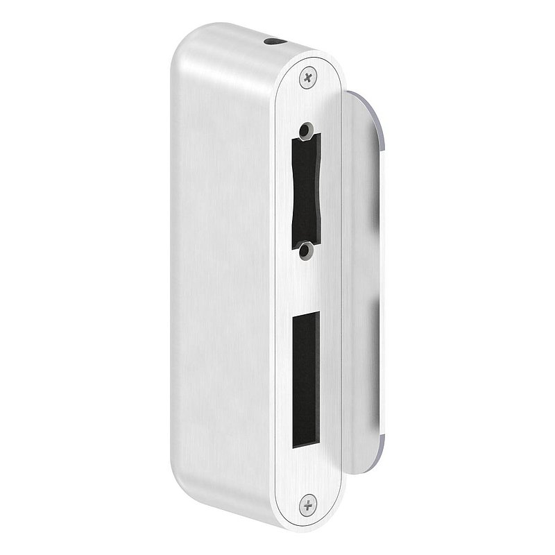Stainless steel counter case rounded for 72mm spacing, for lock # 59103-240,78.2x42.4x208.4mm, AISI3