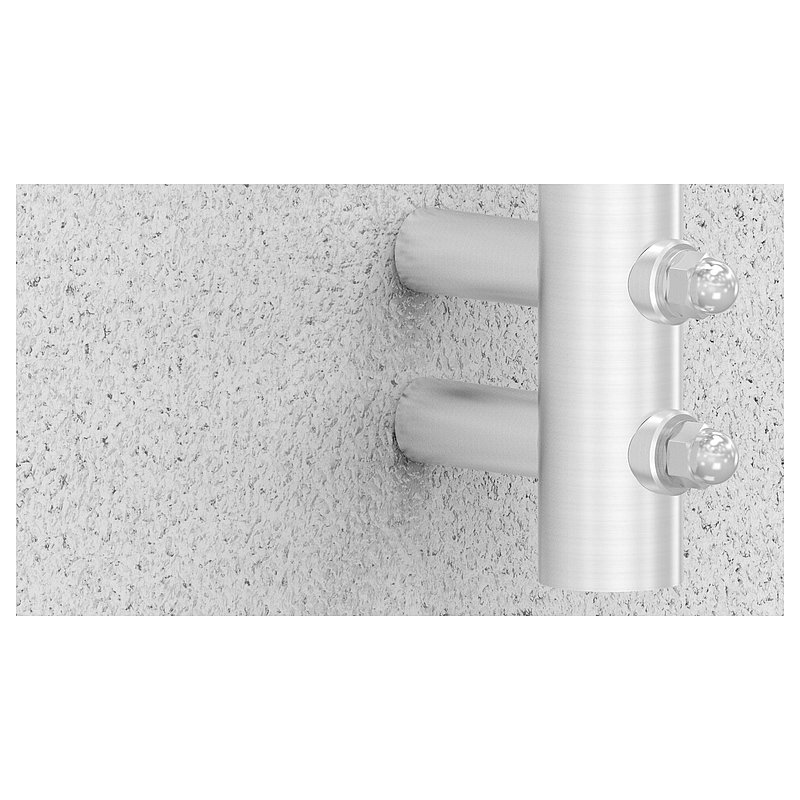 Wall bracket for tube 33.7mm, L: 40mm, AISI304