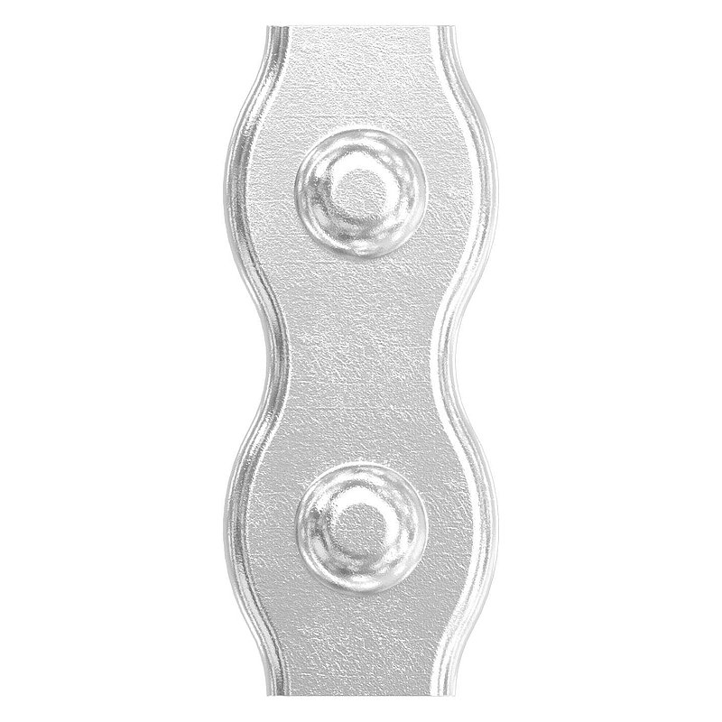 Serre-câble plat double pour câble 5mm, V4A