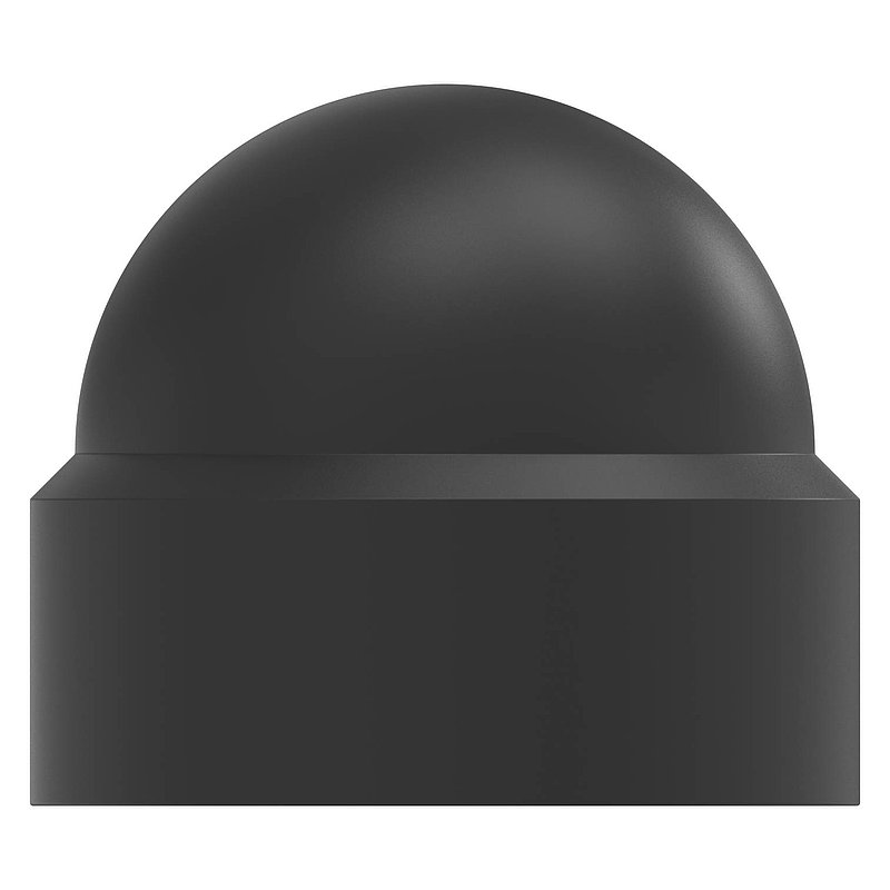 Sechskant-Schutzkappe für M12, schwarz