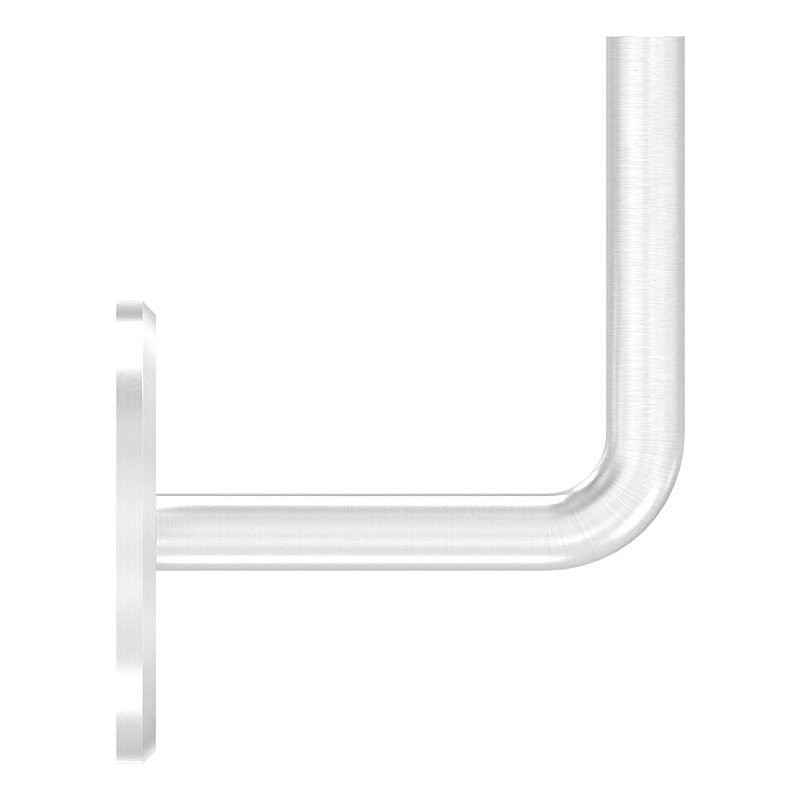 Handrail bracket for welding (round plate and bracket welded), AISI304